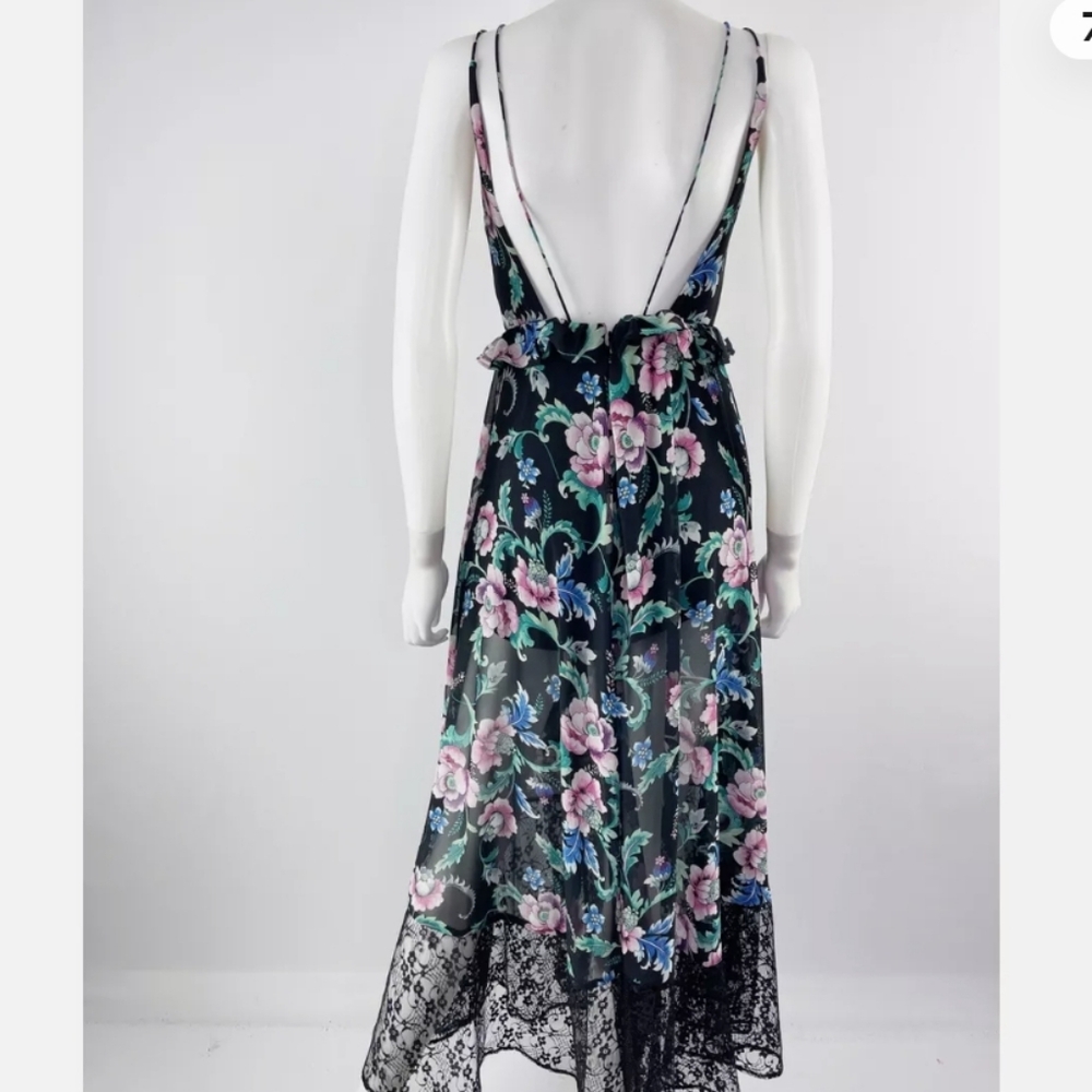 EXPRESS FLORAL lace up Maxi - Picture 7 of 8